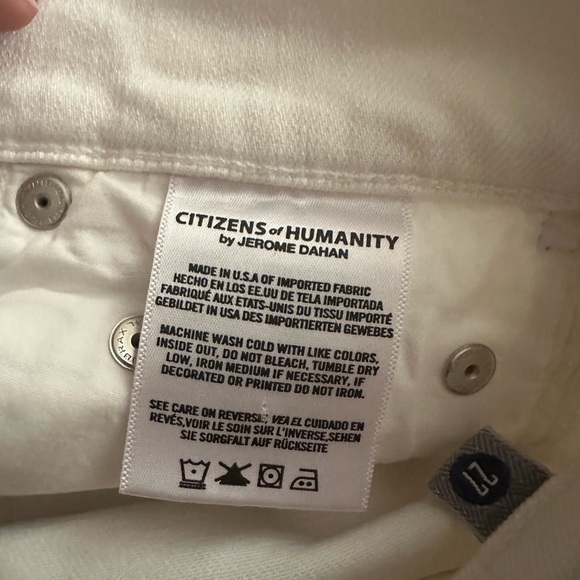 Citizens of Humanity • Rocket, high rise skinny raw hem jeans premium denim - Picture 9 of 9